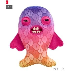 ZURU Fuggler Chaos Crew COD FATHER 9" Plush Funny Ugly Monster New